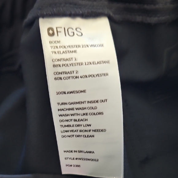 Figs Technical Collection Jogger Scrub Bottoms - Picture 3 of 5